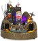 Animated Halloween Train Village Set with Ghosts - LED Lights (Multicolor)
